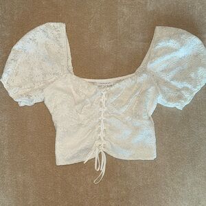 Lace crop top